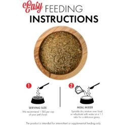 Grandma Lucy's Top It Beef Stew Grain-Free Dry Dog & Cat Food Topping, 4-oz Bag -Cozy Paws 782526 PT3. AC SS1800 V1677513857