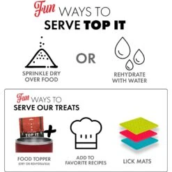 Grandma Lucy's Top It Beef Stew Grain-Free Dry Dog & Cat Food Topping, 4-oz Bag -Cozy Paws 782526 PT4. AC SS1800 V1677518565