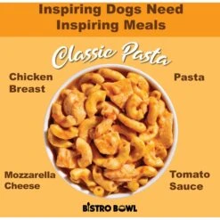 Whole Life Bistro Bowls Classic Pasta Flavored Dog Food Topper, 16-oz Bag -Cozy Paws 784326 PT2. AC SS1800 V1684334709
