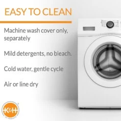 K&H Pet Products Self-Warming Cot Cover For Elevated Dog Bed 15 K&H Pet Products Self-Warming Cot Cover For Elevated Dog Bed -Cozy Paws 78465 PT5. AC SS1800 V1626397877