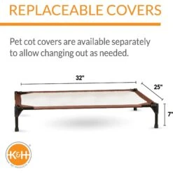 K&H Pet Products Self-Warming Elevated Dog Bed -Cozy Paws 78467 PT4. AC SS1800 V1607135826