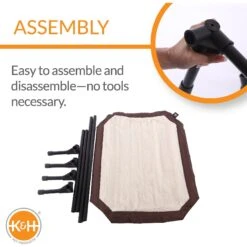 K&H Pet Products Self-Warming Elevated Dog Bed -Cozy Paws 78467 PT5. AC SS1800 V1607131926