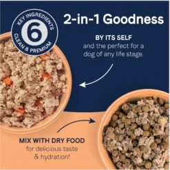 CANIDAE PURE 2-in-1 Goodness Pate Recipe Real Salmon & Sweet Potatoes In Bone Broth Wet Dog Food, 11.5-oz Box, Case Of 6 -Cozy Paws 787110 PT3. AC SS1800 V1678722433