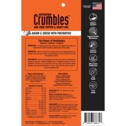 JAC Pet Nutrition Air-Dried Bacon & Cheese Superfood Crumbles Dog Food Topper -Cozy Paws 788270 PT1. AC SS1800 V1679404046
