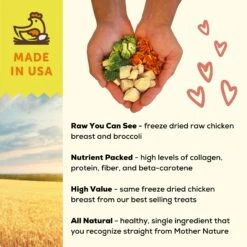 A Better Treat Chicken Dog Freeze-Dried Food -Cozy Paws 793918 PT3. AC SS1800 V1677694027