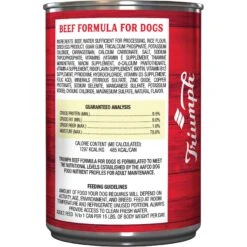 Triumph Beef Formula Canned Dog Food -Cozy Paws 79617 PT1. AC SS1800 V1598311561
