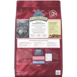 Blue Buffalo Wilderness Adult High Protein Natural Salmon & Wholesome Grains Dry Dog Food & Blue Buffalo Wilderness Trail Treats Grain-Free Salmon Biscuits Dog Treats -Cozy Paws 796254 PT2. AC SS1800 V1678140285