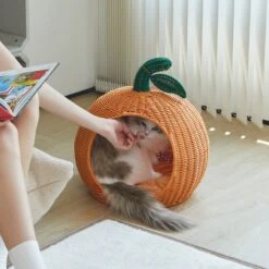 VETRESKA Rattan Cat & Dog Bed -Cozy Paws 805278 PT7. AC SS1800 V1680527742