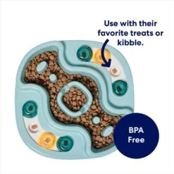 Frisco Interactive Dog & Cat Slow Feeder Bowl -Cozy Paws 807414 PT4. AC SS1800 V1696254614