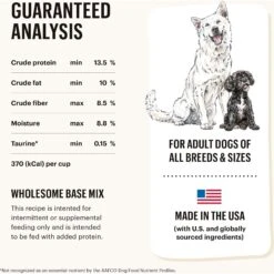 The Honest Kitchen Veggie, Nut & Seed Grain-Free Dehydrated Dog Food Base Mix -Cozy Paws 81475 PT4. AC SS1800 V1659907939