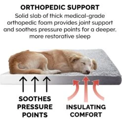 FurHaven Two-Tone Fur & Suede Deluxe Full Support Bolster Cat & Dog Bed With Removable Cover -Cozy Paws 816734 PT5. AC SS1800 V1704234979