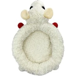 Multipet Lamb Chop Bolster Cat & Dog Bed With Removable Cover -Cozy Paws 821390 PT2. AC SS1800 V1684329699