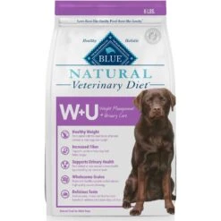 Blue Buffalo Natural Veterinary Diet W+U Weight Management + Urinary Care Dry Dog Food