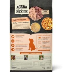 ACANA Wholesome Grains Real Chicken Eggs & Turkey Dry Puppy Food, 22.5-lb Bag 13 ACANA Wholesome Grains Real Chicken Eggs & Turkey Dry Puppy Food, 22.5-lb Bag -Cozy Paws 822678 PT2. AC SS1800 V1696276462