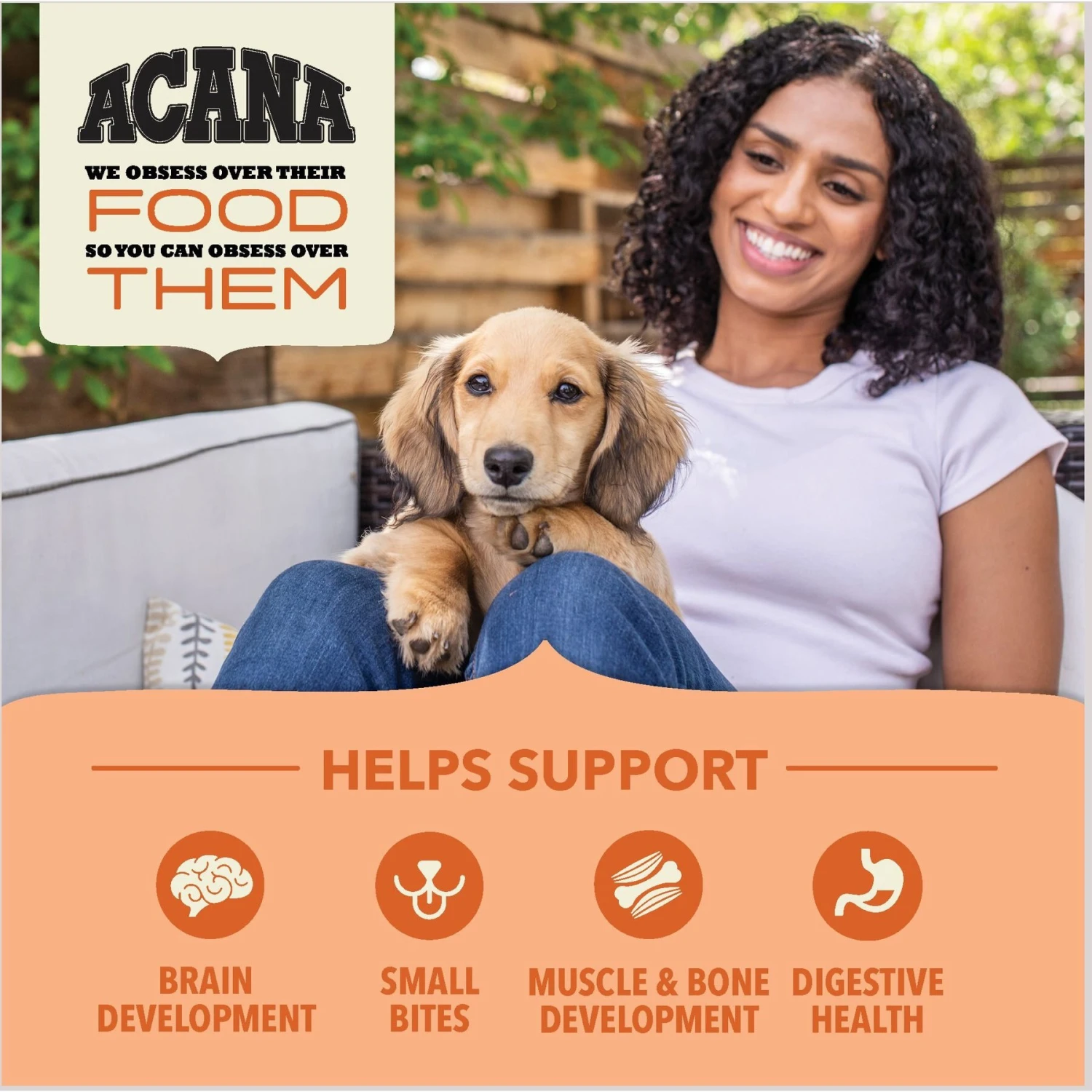 ACANA Wholesome Grains Real Chicken Eggs & Turkey Dry Puppy Food, 22.5-lb Bag 7 ACANA Wholesome Grains Real Chicken Eggs & Turkey Dry Puppy Food, 22.5-lb Bag - Image 5