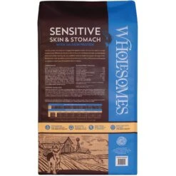 Wholesomes Sensitive Skin & Stomach With Lamb Protein Dry Dog Food, 30-lb Bag & Wholesomes Sensitive Skin & Stomach With Salmon Protein Dry Dog Food, 30-lb Bag -Cozy Paws 823030 PT6. AC SS1800 V1680788421