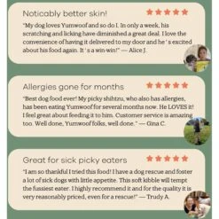 Yumwoof Natural Pet Food Perfect Kibble Gut Health Coconut Chicken Dehydrated Dog Food, 14-oz Bag -Cozy Paws 823774 PT2. AC SS1800 V1681230812