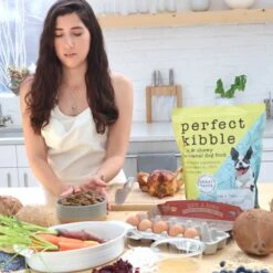 Yumwoof Natural Pet Food Perfect Kibble Gut Health Coconut Chicken Dehydrated Dog Food, 14-oz Bag -Cozy Paws 823774 PT7. AC SS1800 V1682018556