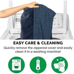 FurHaven Plush Fur & Almond Print Orthopedic Deluxe L-Chaise Sofa Cat & Dog Bed -Cozy Paws 824582 PT8. AC SS1800 V1703798161