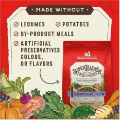 Stella & Chewy's SuperBlends Raw Coated Wholesome Grains Puppy Cage-Free Chicken & Wild-Caught Salmon Recipe With Superfoods Dry Dog Food -Cozy Paws 825822 PT2. AC SS1800 V1683566320
