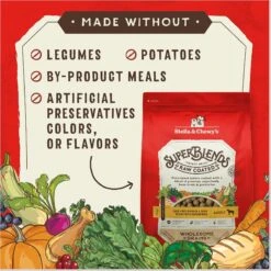 Stella & Chewy's SuperBlends Raw Coated Wholesome Grains Cage-Free Chicken & Duck Recipe With Superfoods Dry Dog Food -Cozy Paws 825846 PT2. AC SS1800 V1683560533