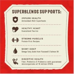 Stella & Chewy's SuperBlends Raw Blend Wholesome Grains Grass-Fed Beef, Beef Liver & Lamb Recipe With Superfoods Dry Dog Food -Cozy Paws 825990 PT4. AC SS1800 V1683565928