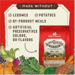 Stella & Chewy's SuperBlends Raw Blend Wholesome Grains Grass-Fed Beef, Beef Liver & Lamb Recipe With Superfoods Dry Dog Food -Cozy Paws 825990 PT5. AC SS1800 V1683566437
