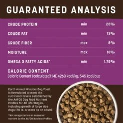 Earth Animal Wisdom Air-Dried Turkey Recipe Premium Natural Dog Food, 8-lb Bag -Cozy Paws 836038 PT4. AC SS1800 V1684335032