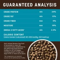 Earth Animal Wisdom Air-Dried From The Sea Recipe Premium Natural Dog Food, 8-lb Bag -Cozy Paws 836054 PT4. AC SS1800 V1684335266