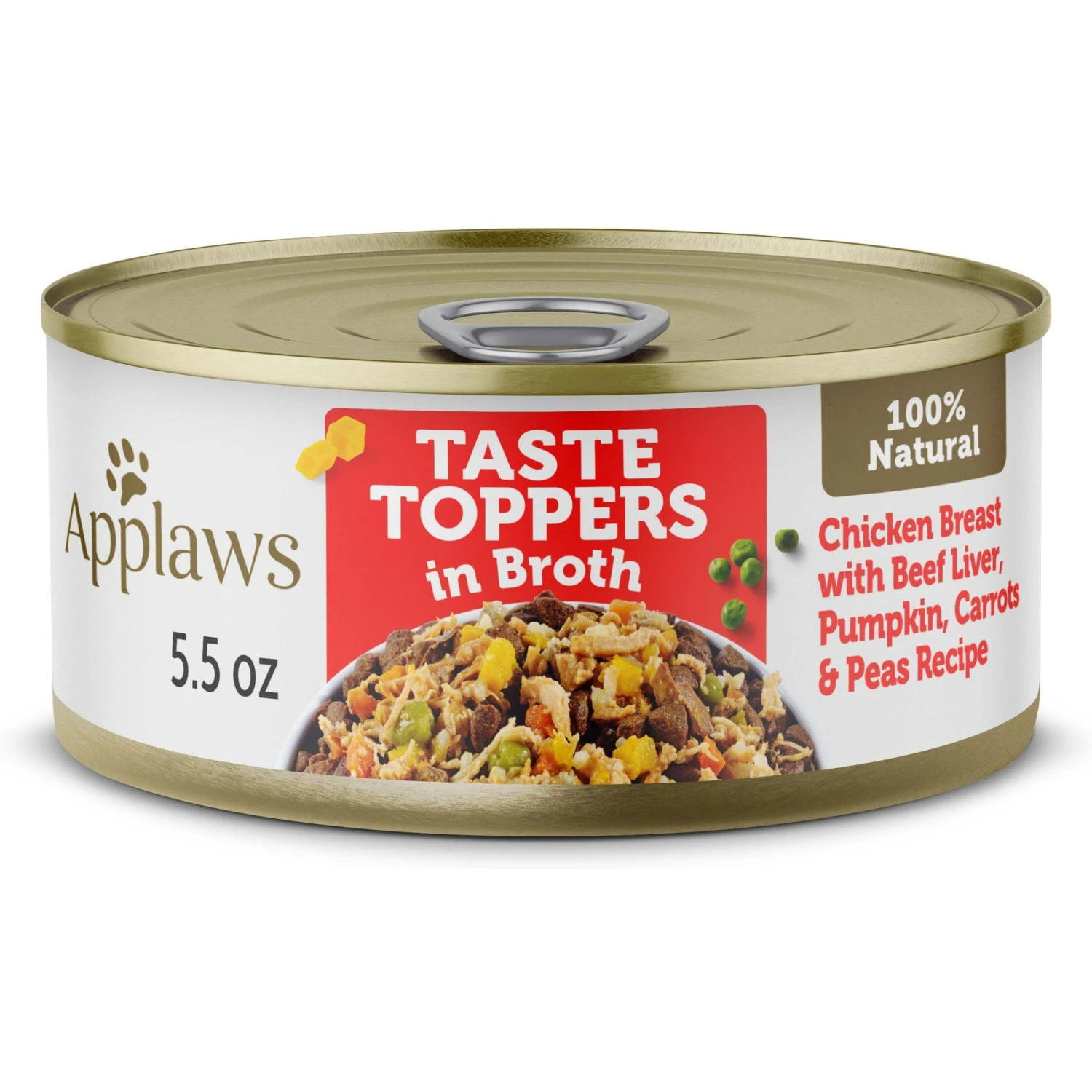 Applaws Taste Toppers Chicken Breast With Beef Liver, Pumpkin, Peas & Carrots In Broth Natural Wet Dog Food, 5.5-oz Pouch, Case Of 12 3 Applaws Taste Toppers Chicken Breast With Beef Liver, Pumpkin, Peas & Carrots In Broth Natural Wet Dog Food, 5.5-oz Pouch, Case Of 12