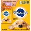 Pedigree Chopped Dinner Variety Pack Adult Wet Dog Food, 3.5-oz Pouch, Case Of 8