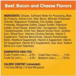 Pedigree Chopped Dinner Variety Pack Adult Wet Dog Food, 3.5-oz Pouch, Case Of 8 -Cozy Paws 837014 PT4. AC SS1800 V1682018159