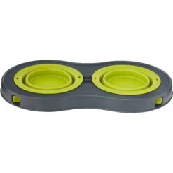 Dexas Popware For Pets Double Non-Skid Elevated Dog & Cat Bowls -Cozy Paws 83763 PT2. AC SS1800 V1540589773