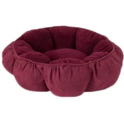 Aspen Pet Round Puffy Bolster Cat & Dog Bed, Color Varies -Cozy Paws 83873 PT2. AC SS1800 V1566315139