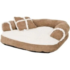 Aspen Pet Bolster Cat & Dog Bed, Color Varies -Cozy Paws 83896 PT4. AC SS1800 V1566315815
