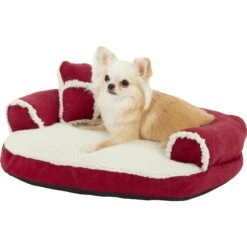 Aspen Pet Bolster Cat & Dog Bed, Color Varies -Cozy Paws 83896 PT7. AC SS1800 V1566315816