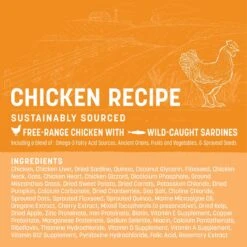Earth Animal Wisdom Air-Dried Chicken Recipe Premium Natural Dog Food, 2-lb Bag -Cozy Paws 840086 PT3. AC SS1800 V1684335698