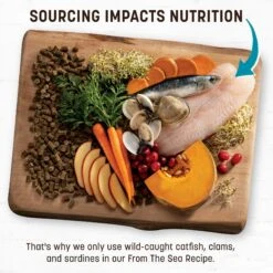 Earth Animal Wisdom Air-Dried From The Sea Recipe Premium Natural Dog Food, 2-lb Bag -Cozy Paws 840118 PT2. AC SS1800 V1684348945