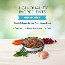 Blue Buffalo Freedom Senior Chicken Recipe Grain-Free Canned Dog Food -Cozy Paws 84150 PT3. AC SS1800 V1585084655