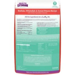 Health Extension Grain-Free Buffalo & Whitefish Recipe Dry Dog Food -Cozy Paws 84263 PT1. AC SS1800 V1595608561