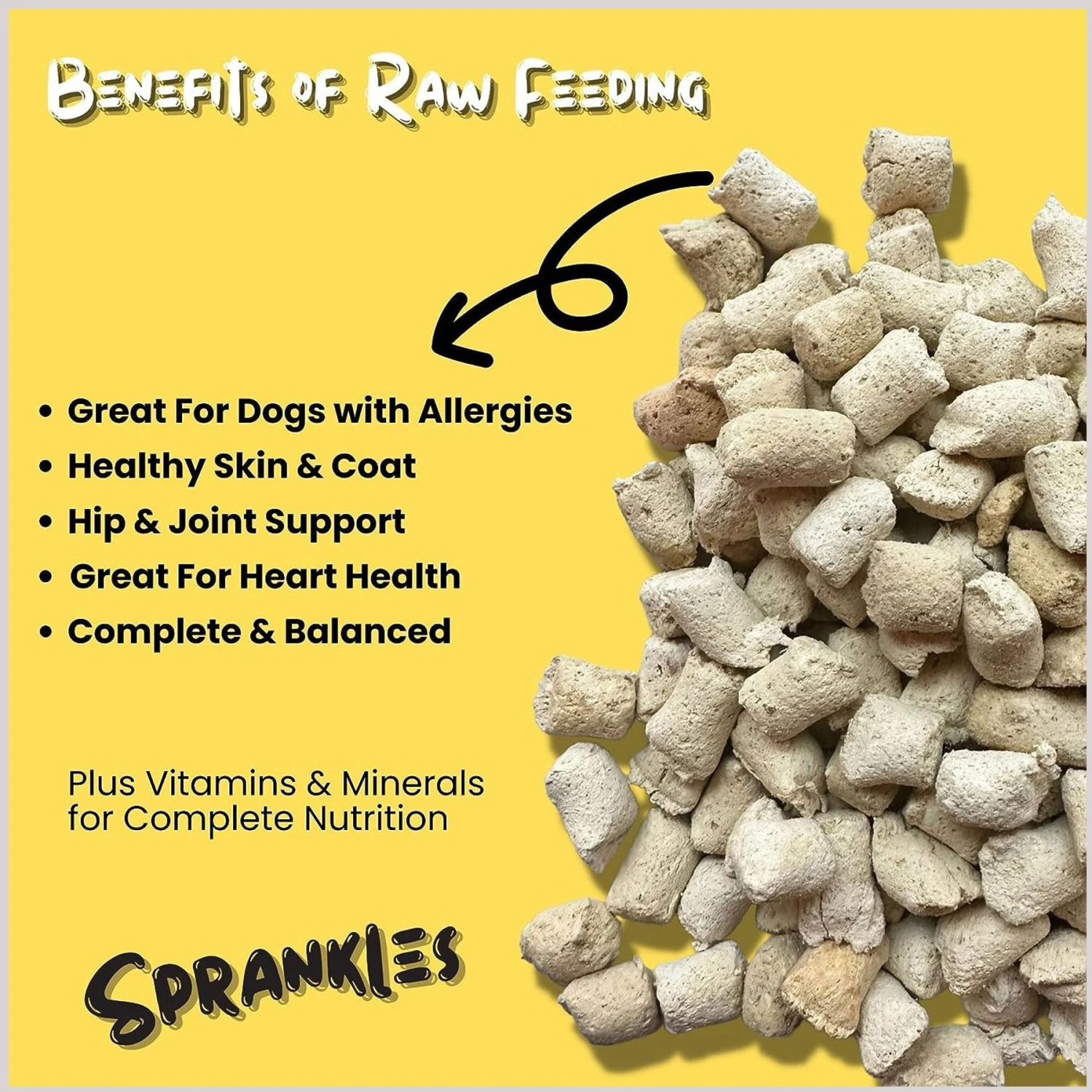 Sprankles Chicken Recipe Freeze-Dried Raw Dog Food 5 Sprankles Chicken Recipe Freeze-Dried Raw Dog Food - Image 3