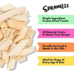Sprankles Chicken Breast Grain-Free Freeze-Dried Dog & Cat Treats -Cozy Paws 842894 PT1. AC SS1800 V1683816396