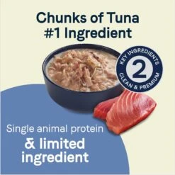 CANIDAE PURE Petite Protein Chunks Of Real Tuna Recipe In Gravy Dog Food Topper, 8.4-oz Box -Cozy Paws 843094 PT3. AC SS1800 V1683043246