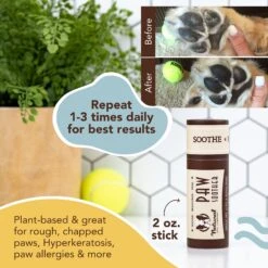 Natural Dog Company Paw Soother Dog Paw Balm, 2-oz Stick -Cozy Paws 843438 PT4. AC SS1800 V1701882134