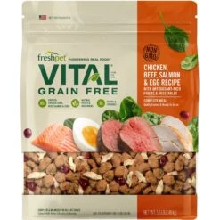 Freshpet Vital Beef & Lamb Grain-Free Fresh Dog Food & Freshpet Vital Chicken, Beef, Salmon & Egg Recipe Grain-Free Fresh Dog Food -Cozy Paws 845686 PT3. AC SS1800 V1682953266