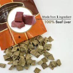 Liver Bits Freeze-Dried Raw Dog Treats, 4-oz Bag -Cozy Paws 84726 PT1. AC SS1800 V1687360457