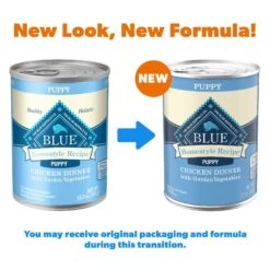 Blue Buffalo Homestyle Recipe Puppy Chicken Dinner With Garden Vegetables Canned Dog Food -Cozy Paws 84999 PT1. AC SS1800 V1457537183