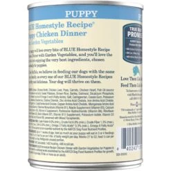 Blue Buffalo Homestyle Recipe Puppy Chicken Dinner With Garden Vegetables Canned Dog Food -Cozy Paws 84999 PT3. AC SS1800 V1572895687