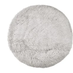 Friends Forever Luna Donut Faux Fur Cozy Cave Covered Dog Bed With Hooded Blanket -Cozy Paws 851382 PT7. AC SS1800 V1683837062
