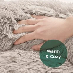 Friends Forever Serena Calming Oval Cuddler Bolster With Memory Foam Dog & Cat Bed -Cozy Paws 851518 PT2. AC SS1800 V1683834896